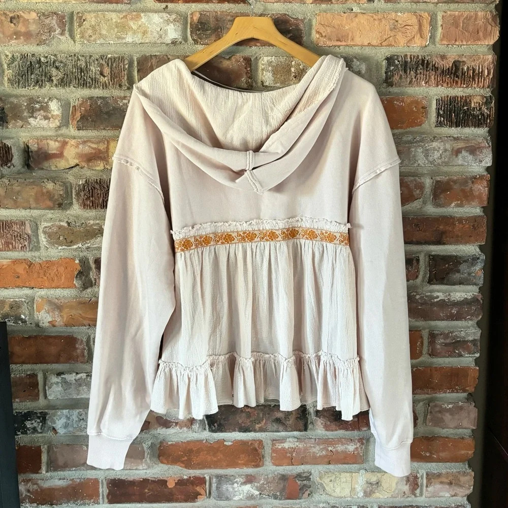 Free People Blush Pink Harry Sweatshirt - Picture 9 of 9